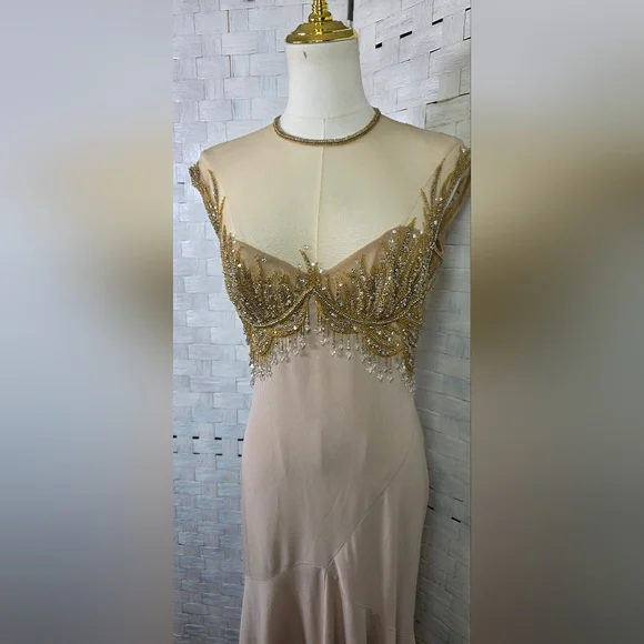 VINTAGE 90's SUMIKO OF AMERICA GOWN - Picture 8 of 12